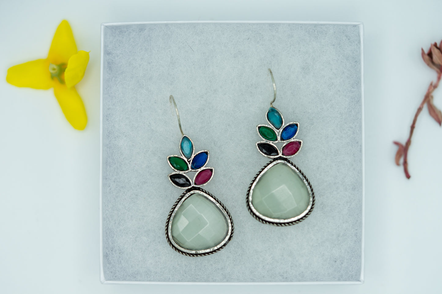 Rainbow Dangle Earrings