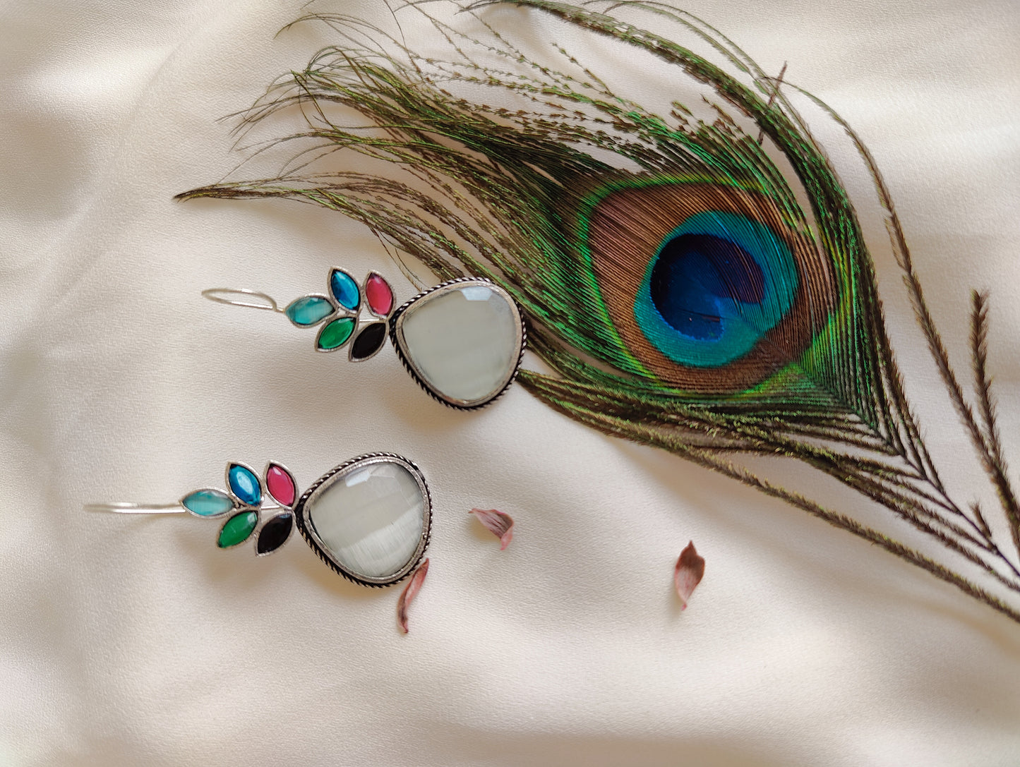 Rainbow Dangle Earrings